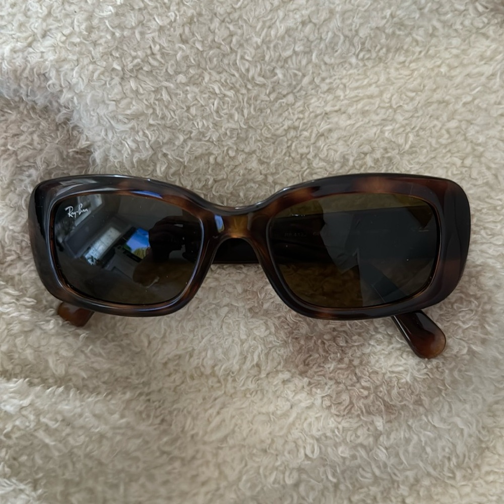 Ray-Ban Unisex Rectangular Tortoise Sunglasses Rb… - image 2